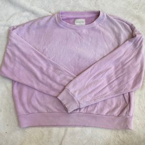 Cropped American Eagle Crew